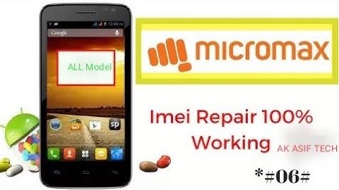 How to Solve Micromax Q426 IMEI NULL Baseband Unknown Solution