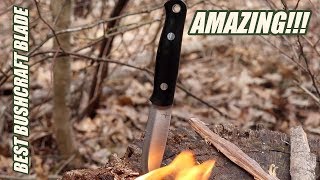 Bark River Bushcrafter Cpm 154 - Best Bushcraft Blade - Outside The Box-