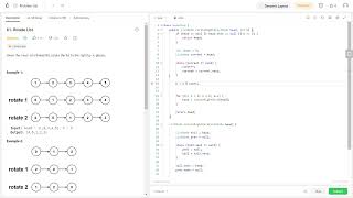 61. Rotate List. Solving problem on Java