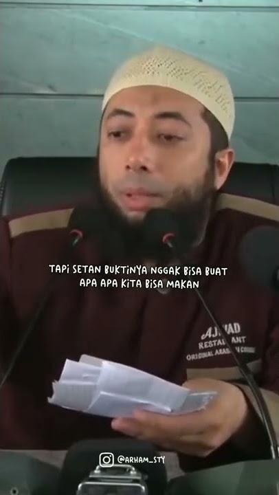 Kkamu merasa takut dengan setan ? - Ustadz Khalid basalamah