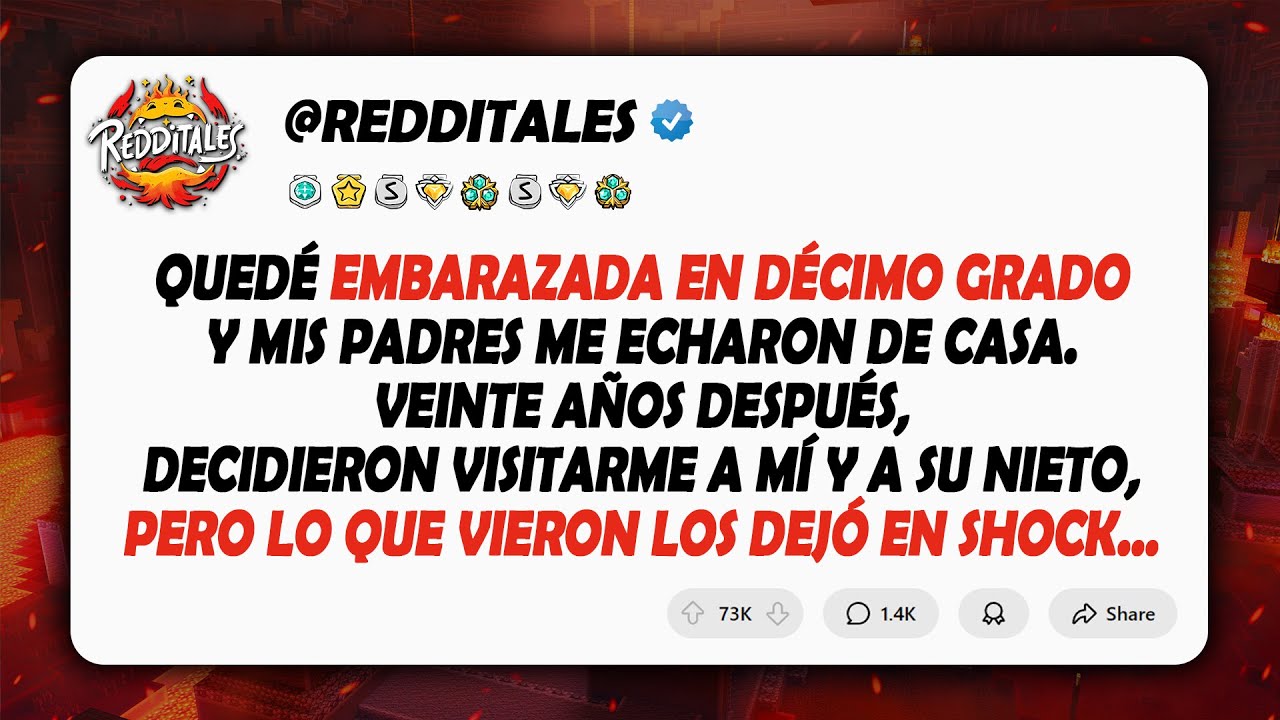 Quedé embarazada en décimo grado y mis padres me echaron de casa. Veinte años después,...