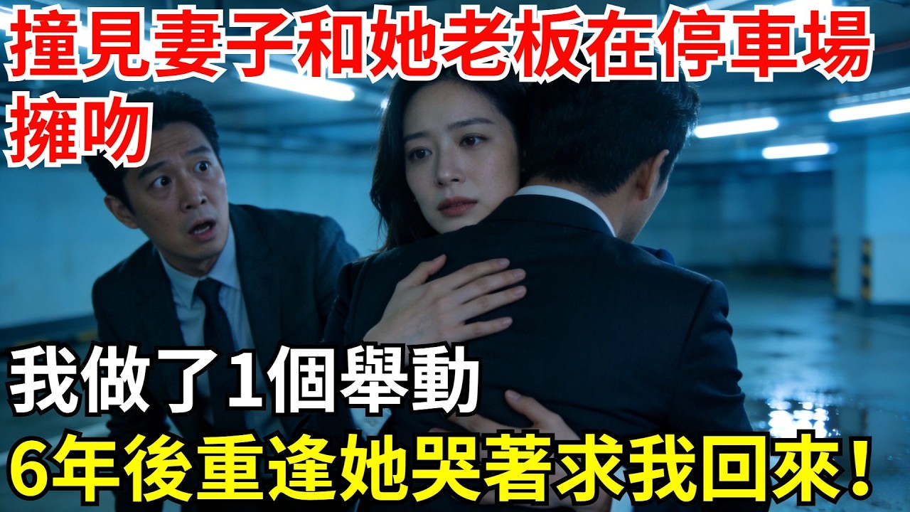 撞見妻子和她老闆在停車場擁吻，我帶女兒悄然離開，6年後公司年會重逢，她哭着求我回來！#故事#情感