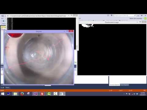 Object tracking by openCV in visual studio - YouTube