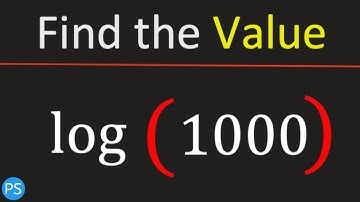 Value of log 1000