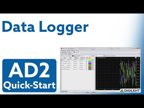 Analog Discovery 2 QuickStart: Video 10 - Data Logger