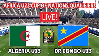 ALGERIA U23 VS DR CONGO U23 |AFRICA U23 CUP OF NATIONS QUALIFICATIONS 2ND ROUND FOOTBALL SIMULATION