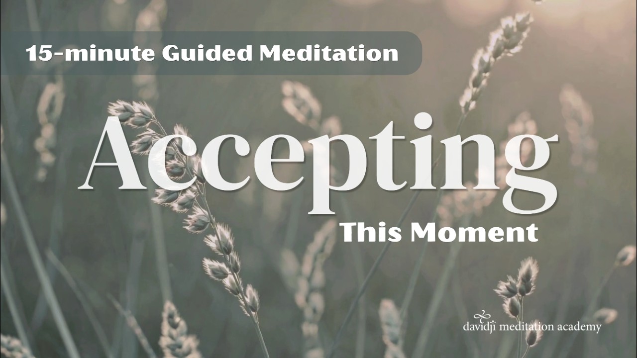 Accepting This Moment Guided Meditation | davidji