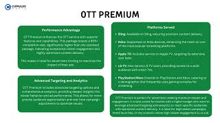 Cumulus x OTT Packages AI