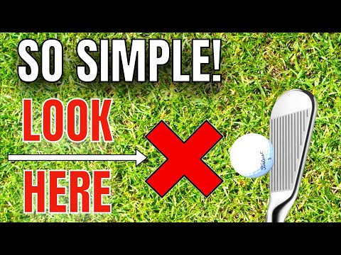 Simple Ball Striking Hack - Don't Look at the Ball! - YouTube