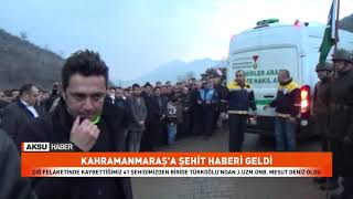 Kahramanmaraş Şehidini Uğurladı