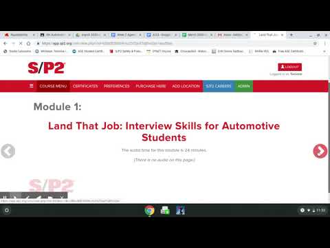 SP/2 How to log in to Land That Job Interview skills for automotive students