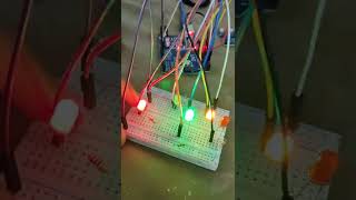 Digital Dice Using 6 LED s and 1push Button Arduino IOT