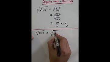 Square root- Decimals #squareroot#mathematics#mathstricks#maths#math