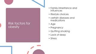 Obesity powerpoint