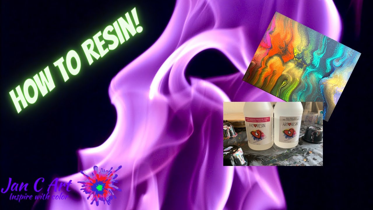 How To ResinAcrylic PouringResin TutorialBloom Swipe YouTube