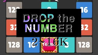 Drop The Number merge game: 2~16K no cut play screenshot 4