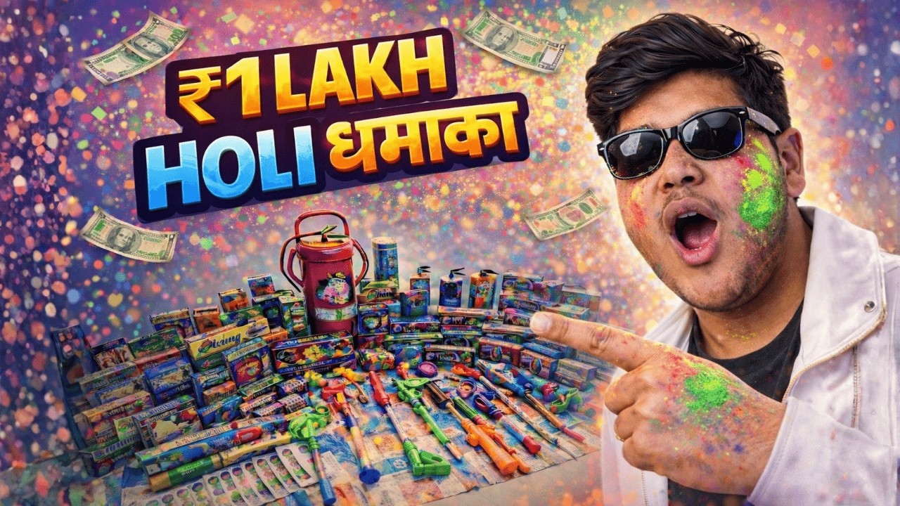 I Bought holi stash worth 100000₹ #theboredperson #holi #stash #festival #trending #2026