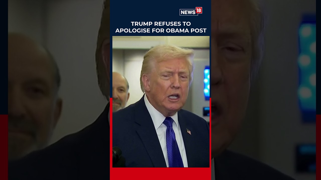 Дональд Трамп отказался извиняться за публикацию видео с Обамой: «Я не совершил ошибки» | N18S