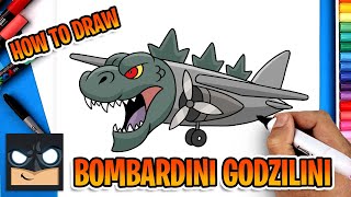 how to draw bombardini godzilini italian brainrot