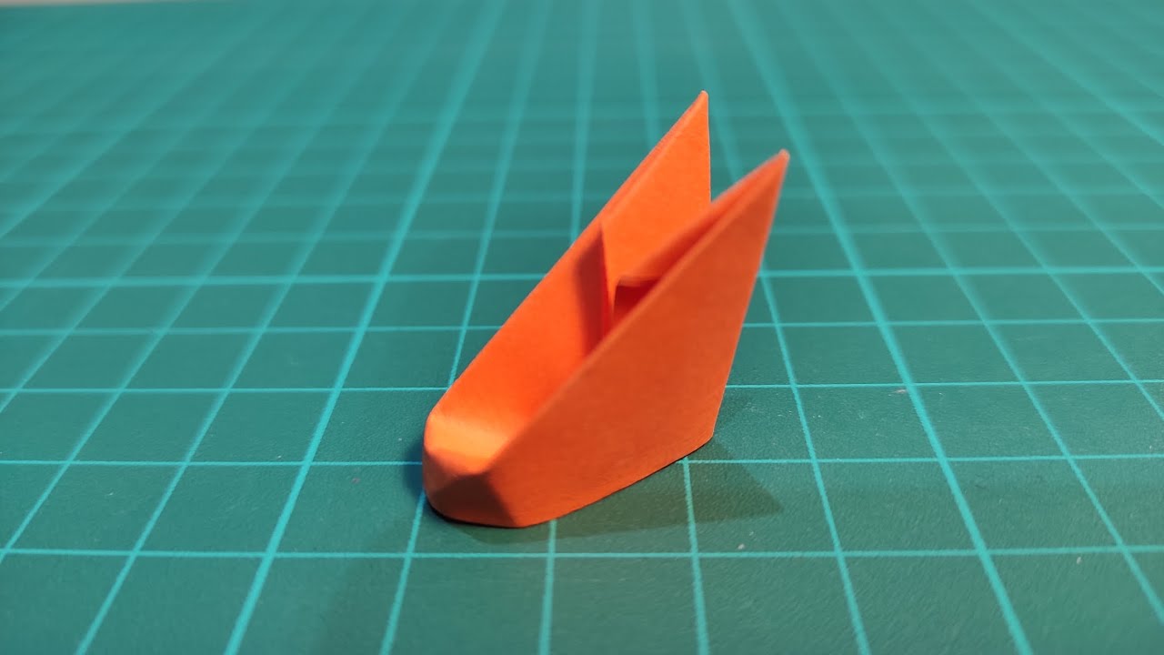The basic 3D origami piece - YouTube