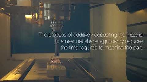 Meltio / HAAS CNC Intergration - Metal 3D Printing / CNC Timelapse