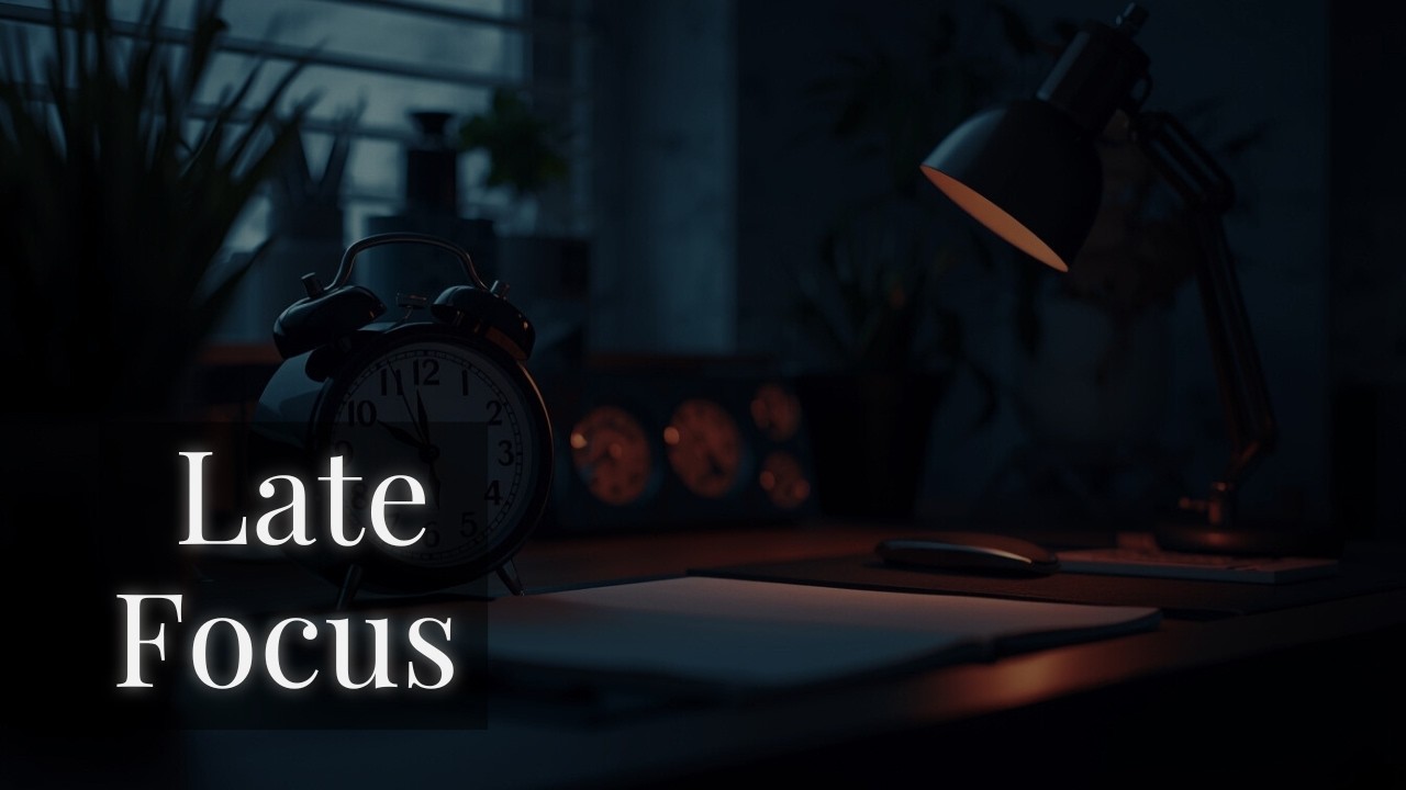 After Midnight Focus 🌙 Minimal Calm Lofi Jazz