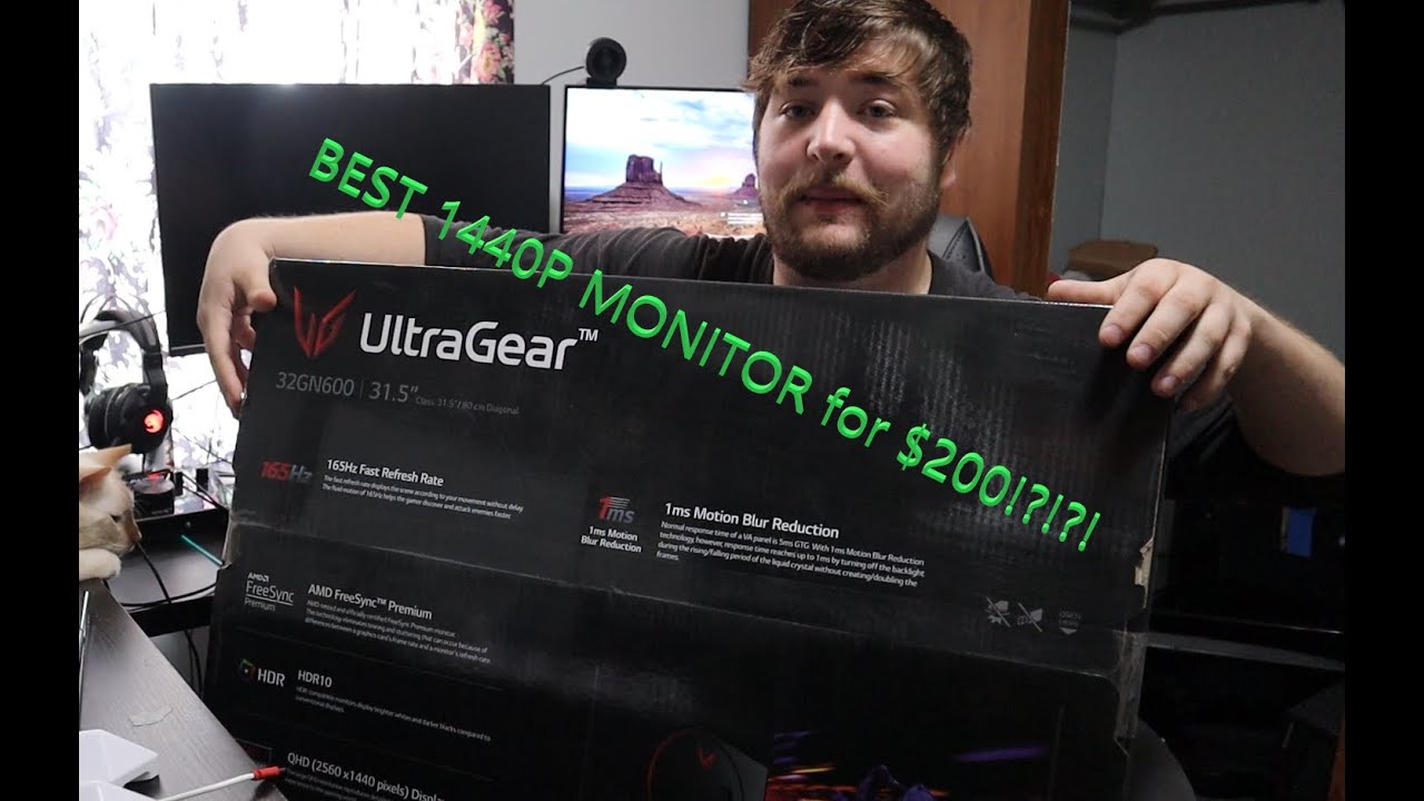 THE BEST 1440p Monitor for Under $200!! LG - UltraGear 32GN650-B Review!!!  