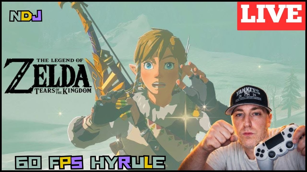 ⚡LIVE – Smoothest Zelda Ever – Zelda TOTK Switch 2 Edition (60 FPS)