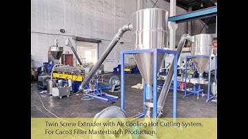 Caco3/Calcium Carbonate Filler Masterbatch Production Machine