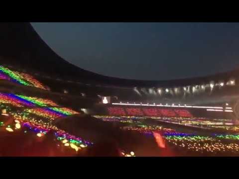 170528 Sehun used Wind power to blow off the Rainbow ocean ( EXOrDIUM dot DAY2)