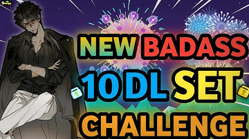 SPECIAL 10 DLS BLACK BADASS SET CHALLENGE (NEW SET!!) | Growtopia - Set Challenge #343