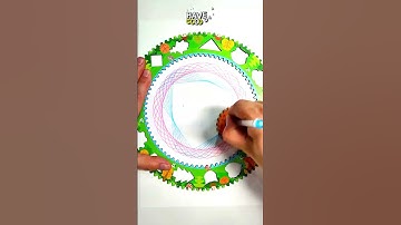 😎😎The Biggest #Spirograph - 26 | Mix of Red and Blue Colors