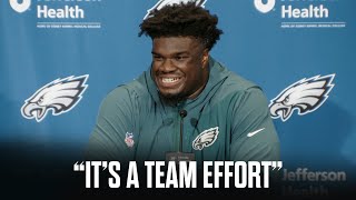 Eagles Players on Comeback Win vs Los Angeles Rams (Jordan Davis, A.J. Brown, &amp; More)