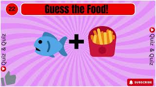 Quess The Foods by emojis / In 5 Seconds