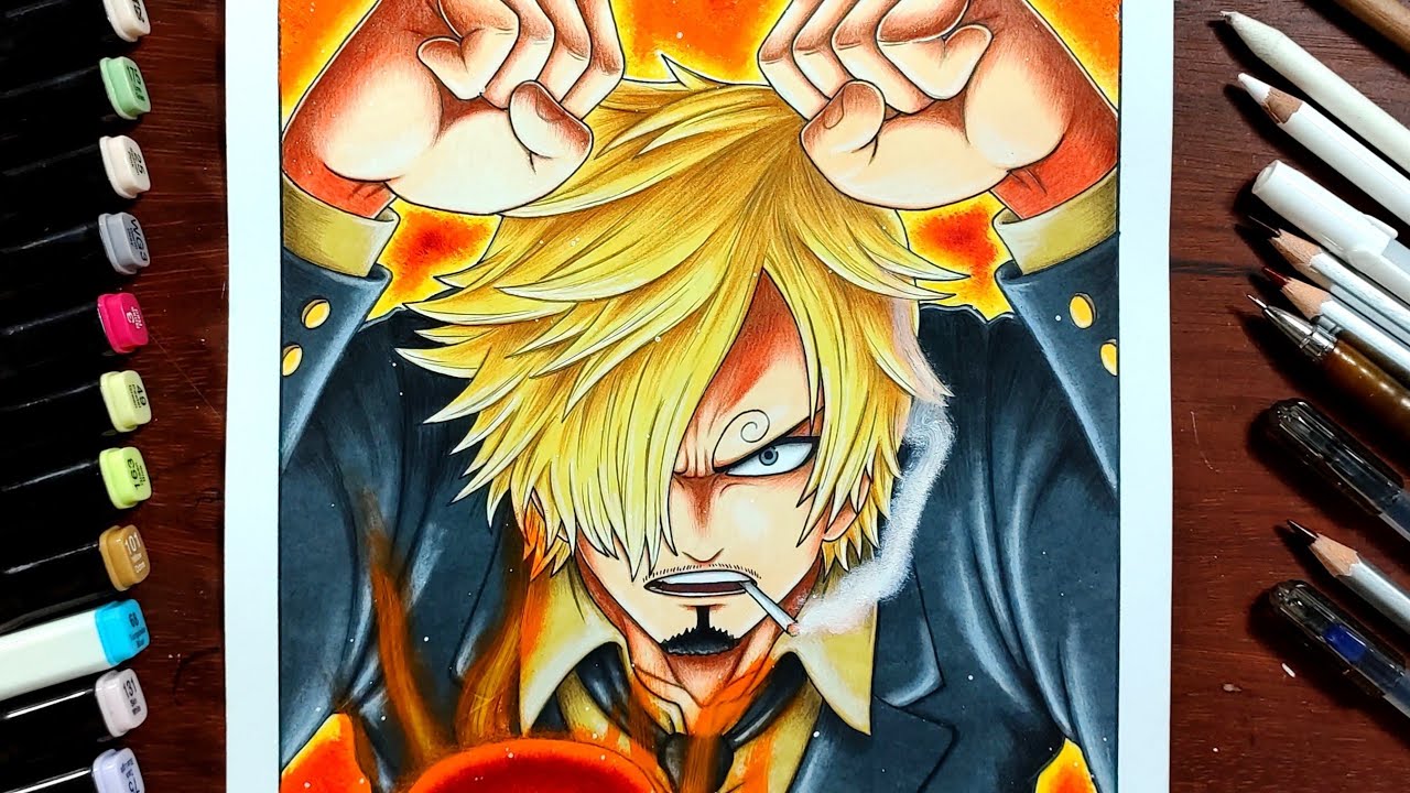 Cách vẽ Sanji / How To Draw Sanji One Piece - YouTube