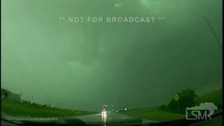 05-19-2026 Seneca,kansas - Lightning strikes utility pole