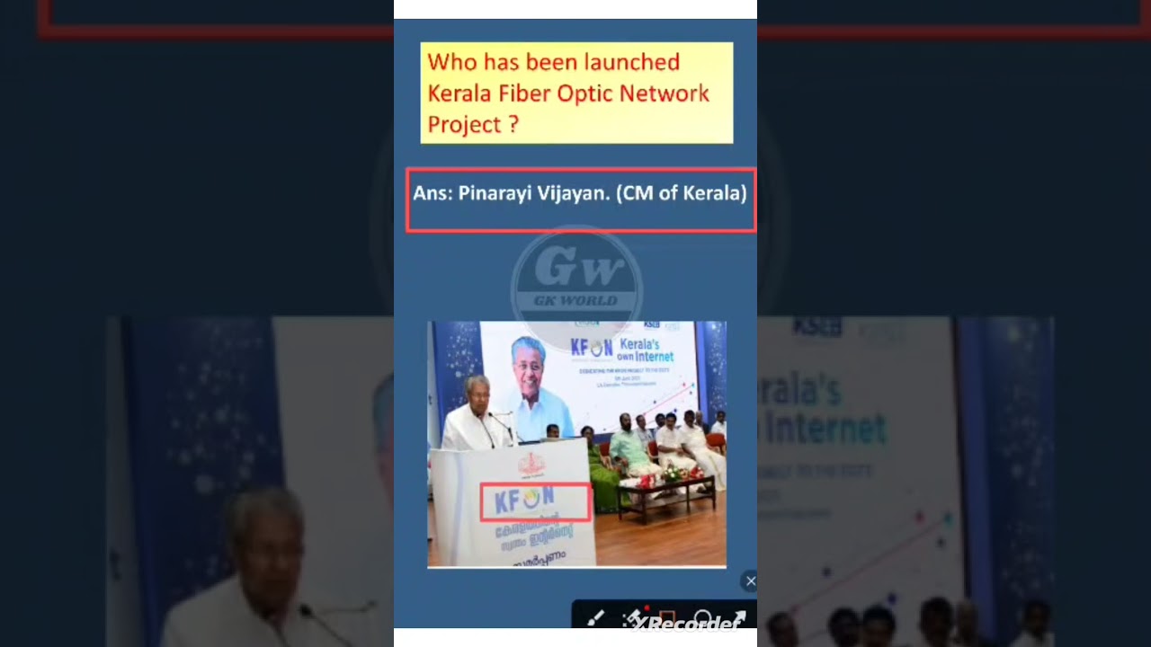 Kerala CM launched KFON project