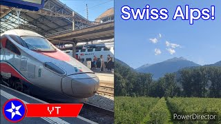 Part 3: Milan to Lausanne on High-Speed Train! | Travel Vlogs - Europe '23 | Polara YT