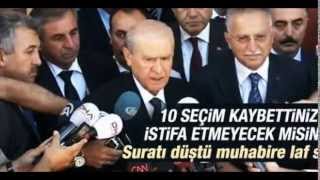 Bahçeliden Istifayı Soran Gazeteciye Fırça