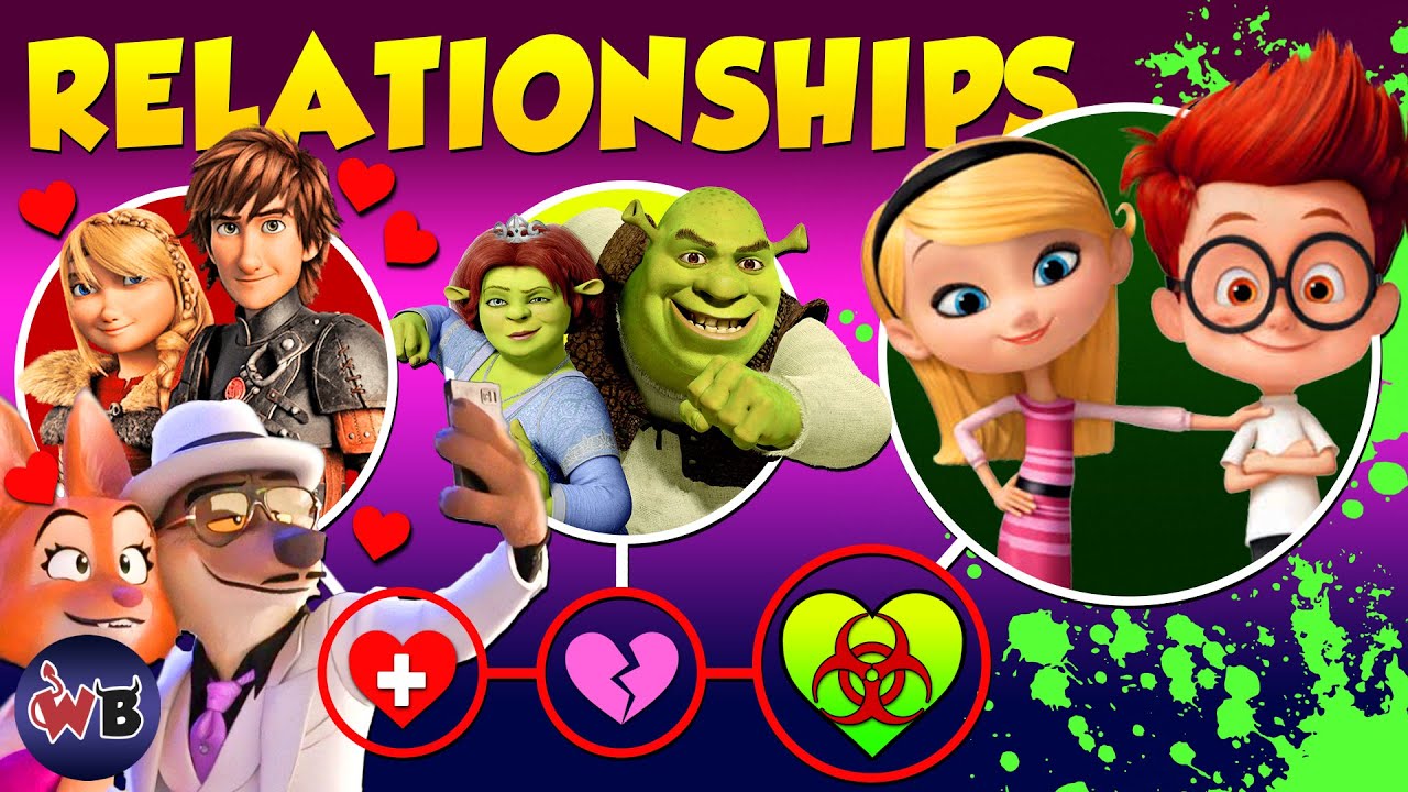 Dreamworks Animation Couples: ❤️ Healthy to Toxic ☣️ - YouTube