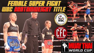 Kate Clements vs Amber Berg | WBC CND BANTAMWEIGHT TITLE | MTWC X #muaythai #combatsports #wbc