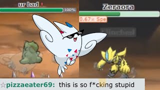 So today i decided to make people as mad they could get while playing
pokemon showdown. this team is hyper troll levels and please x off the
tab if you se...