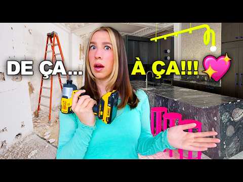 EXTREME DREAM KITCHEN MAKEOVER *the final result is absolutely insane!*