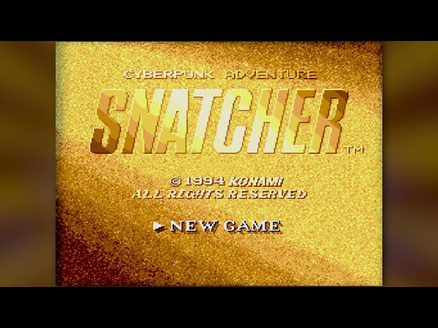 SNATCHER-ZOOM TRACKS-　スナッチャー　サントラ