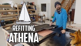 Sail Life  Making a fiberglass mold for the new rudder, part 2 of 2  DIY boat project