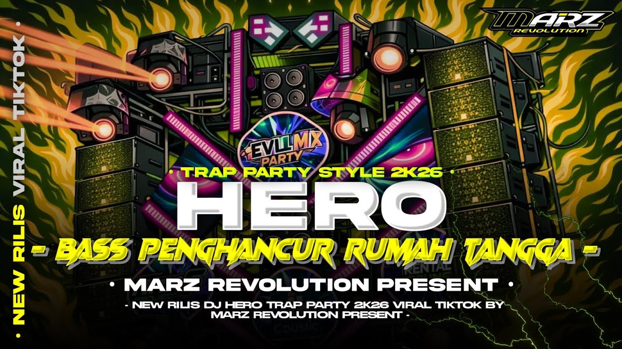 DJ TRAP PARTY HERO - AMUNISI CEK SOUND 2026‼️- MARZ REVOLUTION