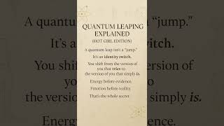 Quantum Jumping: A 2026 vibe.✨️ #quantumleap #realityshifting #mindsetshift #futureself  #shorts