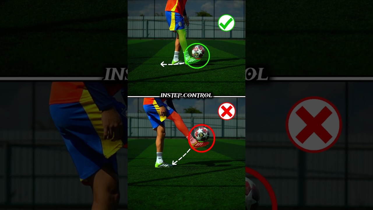 INSTEP CONTROL TUTORIAL ⚽️.