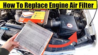 How To Replace Engine Air Filter 2005-2021 Nissan Frontier Xterra D40 VQ40