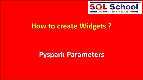 How to Create Widgets in PySpark?